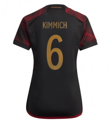 Lacne Ženy Futbalové dres Nemecko Joshua Kimmich #6 MS 2022 Krátky Rukáv - Preč